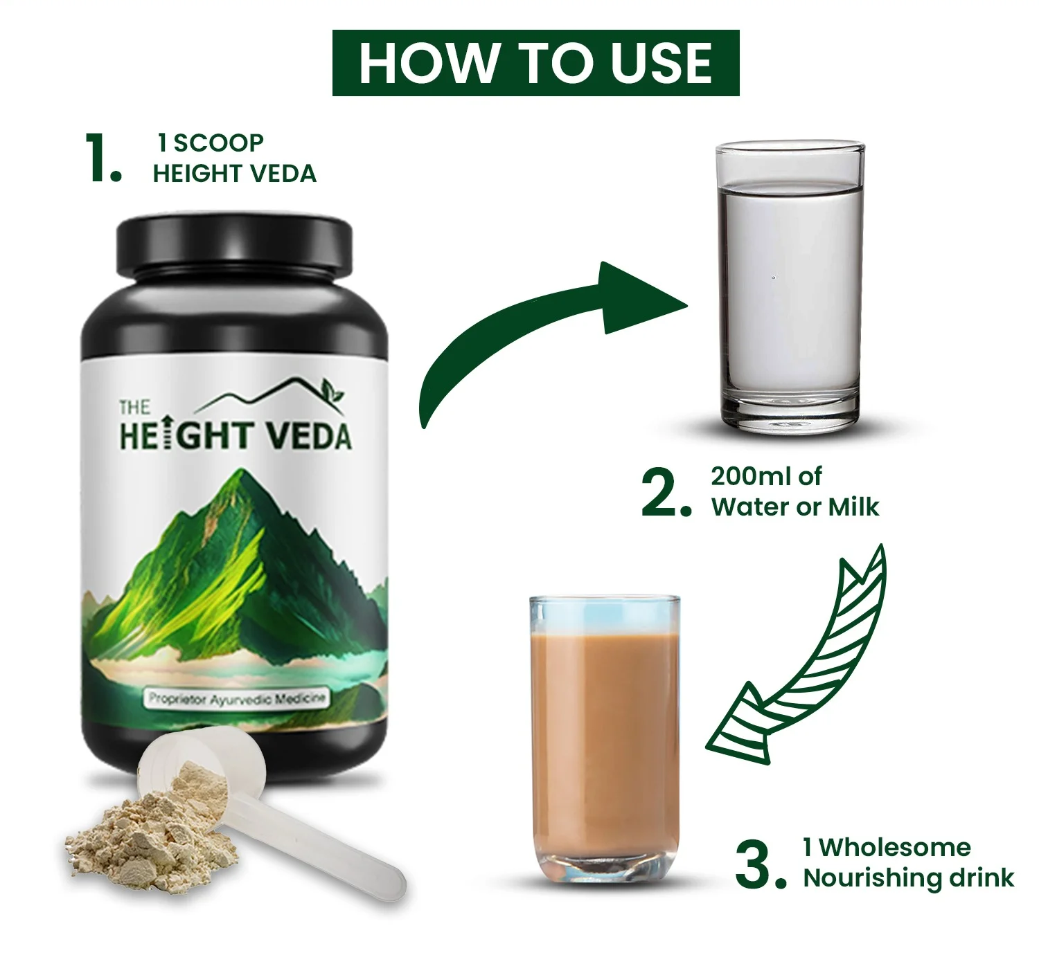 Height Veda is a Body Growth Supplement